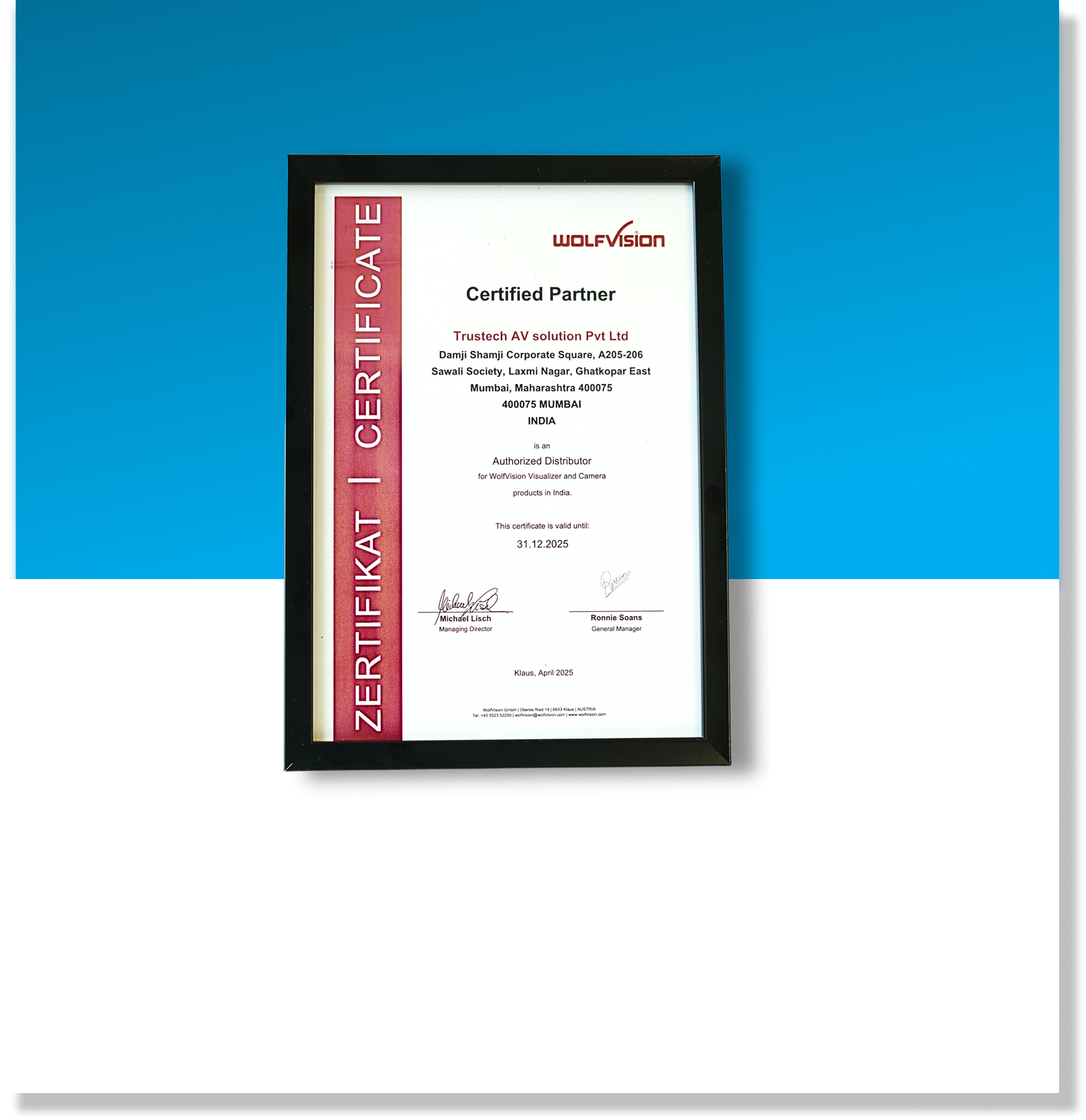 Wolfvision Authorized Distributor
